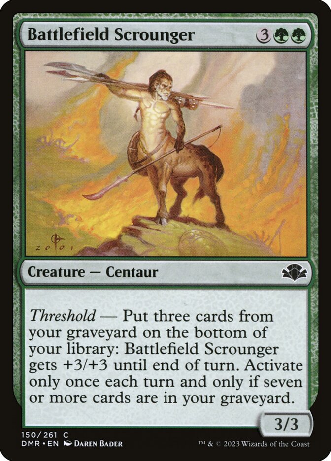 Battlefield Scrounger 150 (Dominaria Remastered)  - Foil | Good Games Adelaide SA