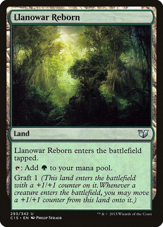 Llanowar Reborn 293 (Commander 2015)  | Good Games Adelaide SA