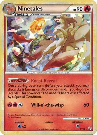 Ninetales 7 123 Cracked Ice 007/123 (Blister Exclusives)  - Holofoil | Good Games Adelaide SA