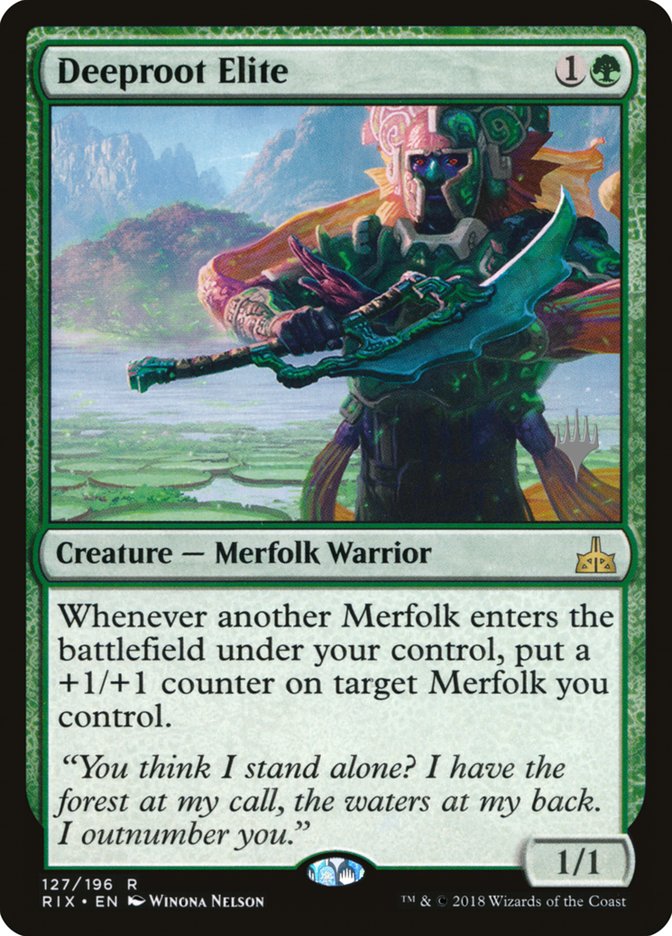 Deeproot Elite [Rivals of Ixalan Promos] | Good Games Adelaide SA