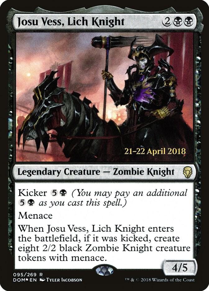 Josu Vess Lich Knight 95 (Prerelease Cards)  - Foil | Good Games Adelaide SA