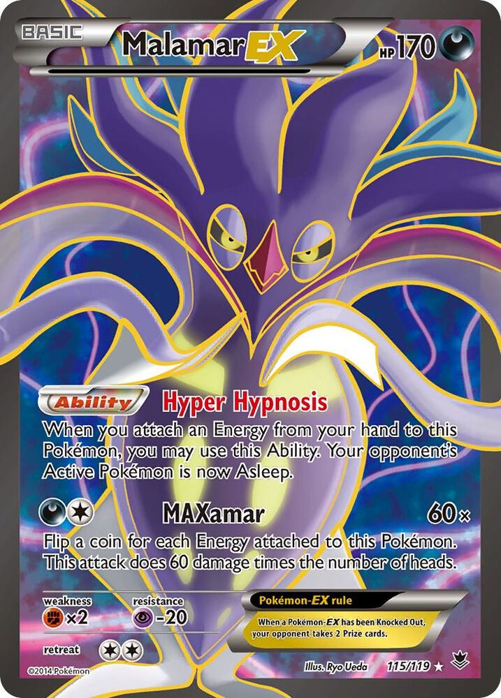 Malamar EX Full Art 115/119 (XY - Phantom Forces)  - Holofoil | Good Games Adelaide SA