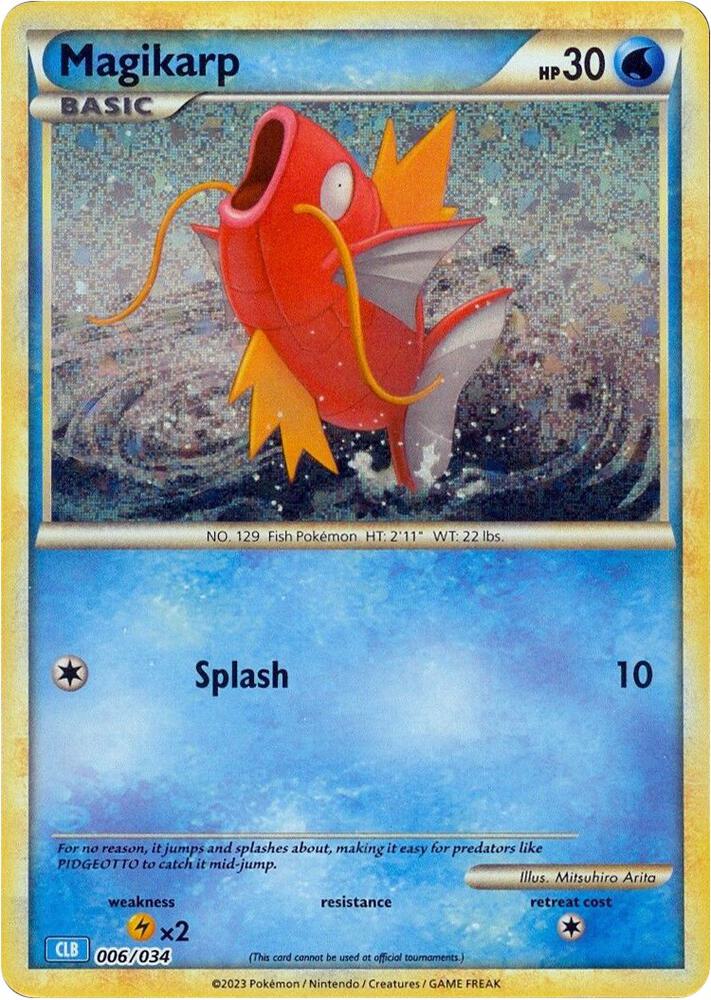 Magikarp 006/034 (Trading Card Game Classic)  - Holofoil | Good Games Adelaide SA