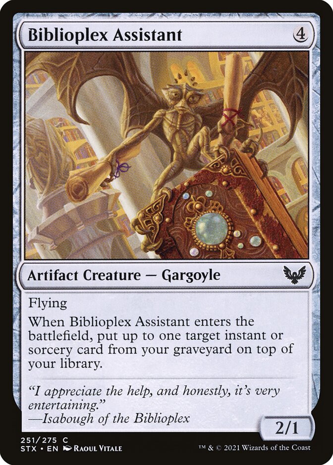 Biblioplex Assistant 251 (Strixhaven: School of Mages)  | Good Games Adelaide SA