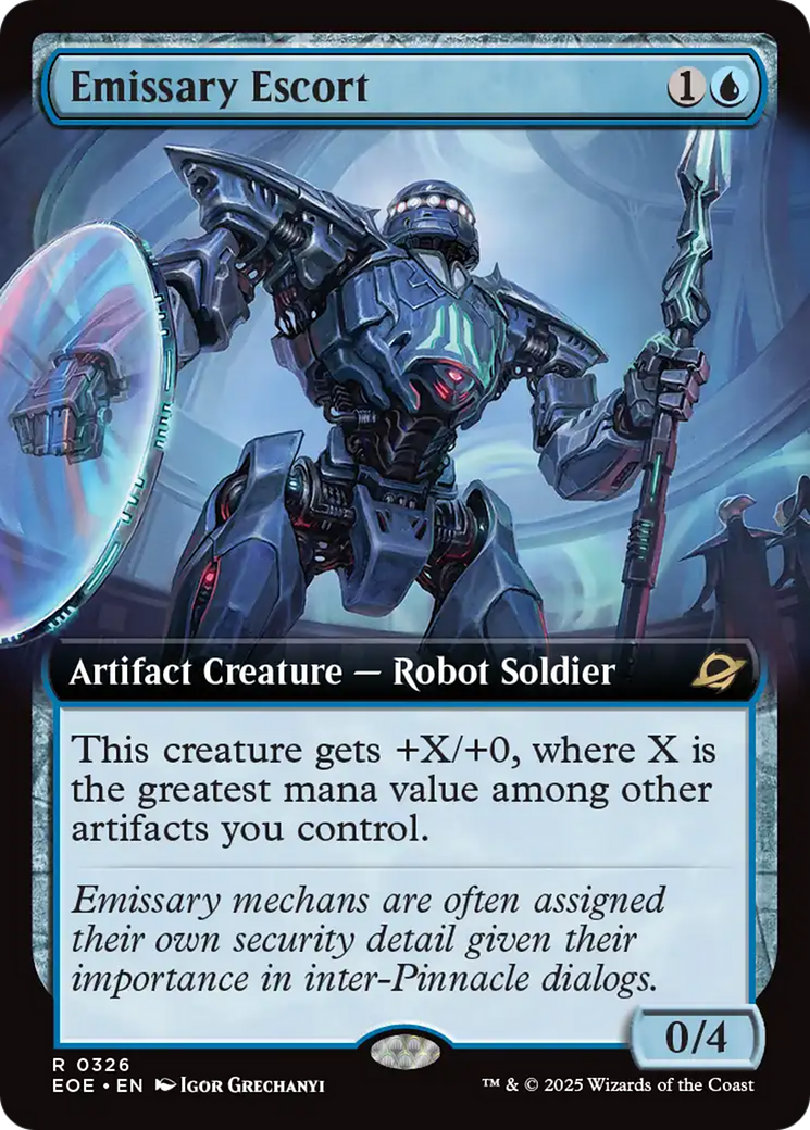 Emissary Escort (Extended Art) [Edge of Eternities] | Good Games Adelaide SA