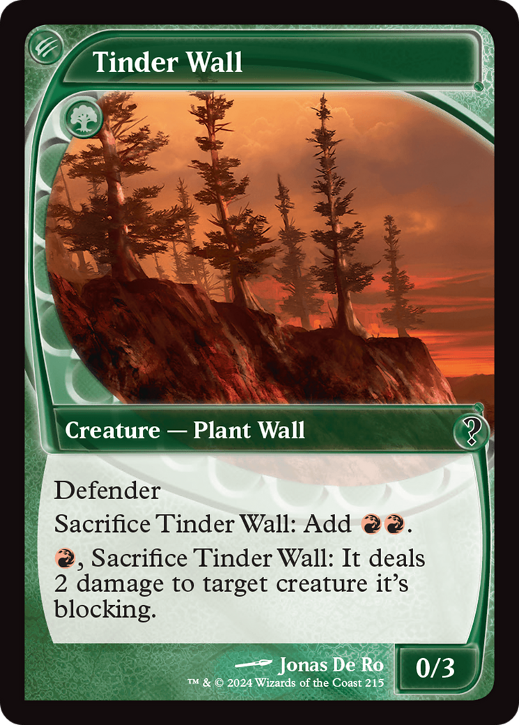Tinder Wall (Future Sight) [Mystery Booster 2] | Good Games Adelaide SA