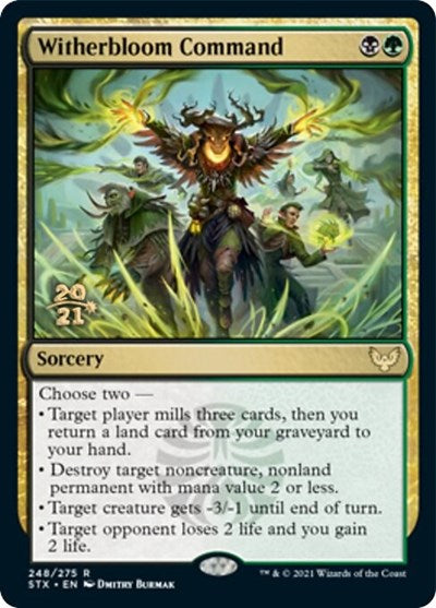 Witherbloom Command [Strixhaven: School of Mages Prerelease Promos] | Good Games Adelaide SA