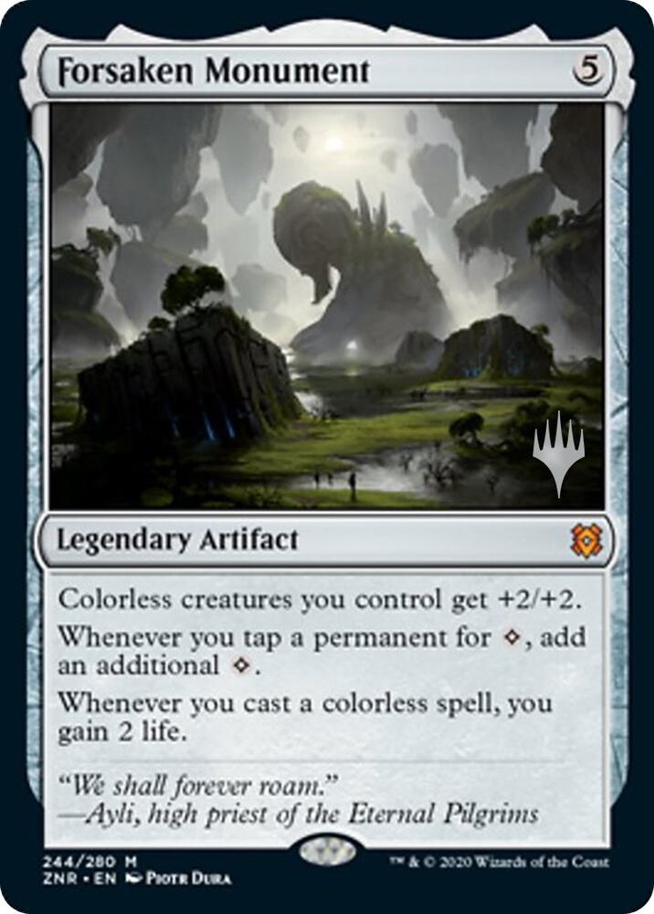 Forsaken Monument 244 (Promo Pack: Zendikar Rising)  - Foil | Good Games Adelaide SA