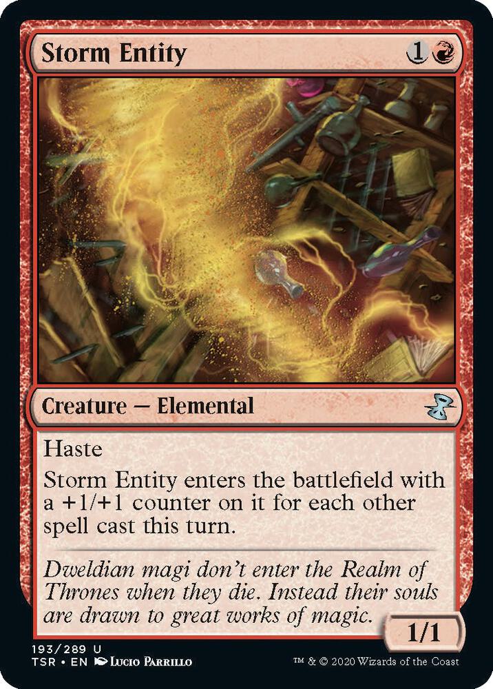 Storm Entity 193 (Time Spiral: Remastered)  - Foil | Good Games Adelaide SA