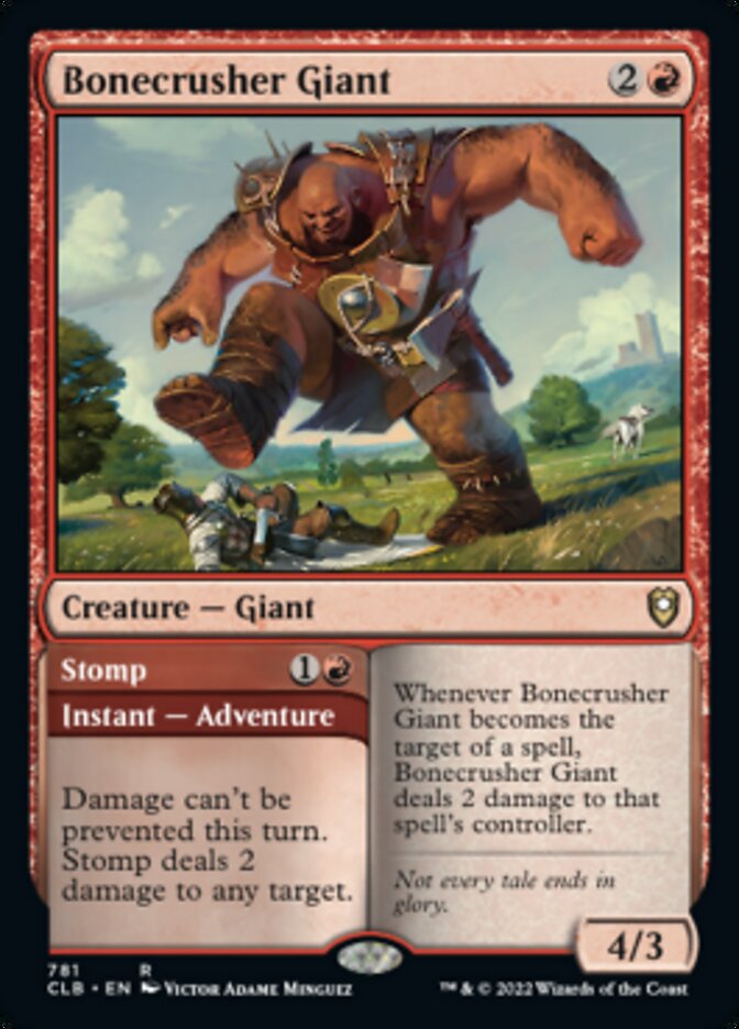 Bonecrusher Giant // Stomp [Commander Legends: Battle for Baldur's Gate] | Good Games Adelaide SA