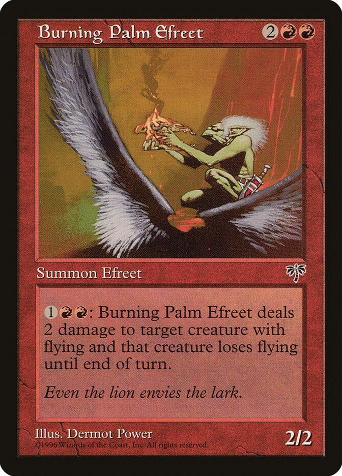 Burning Palm Efreet  (Mirage)  | Good Games Adelaide SA