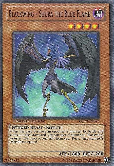 Blackwing - Shura the Blue Flame [GLD3-EN025] Common | Good Games Adelaide SA