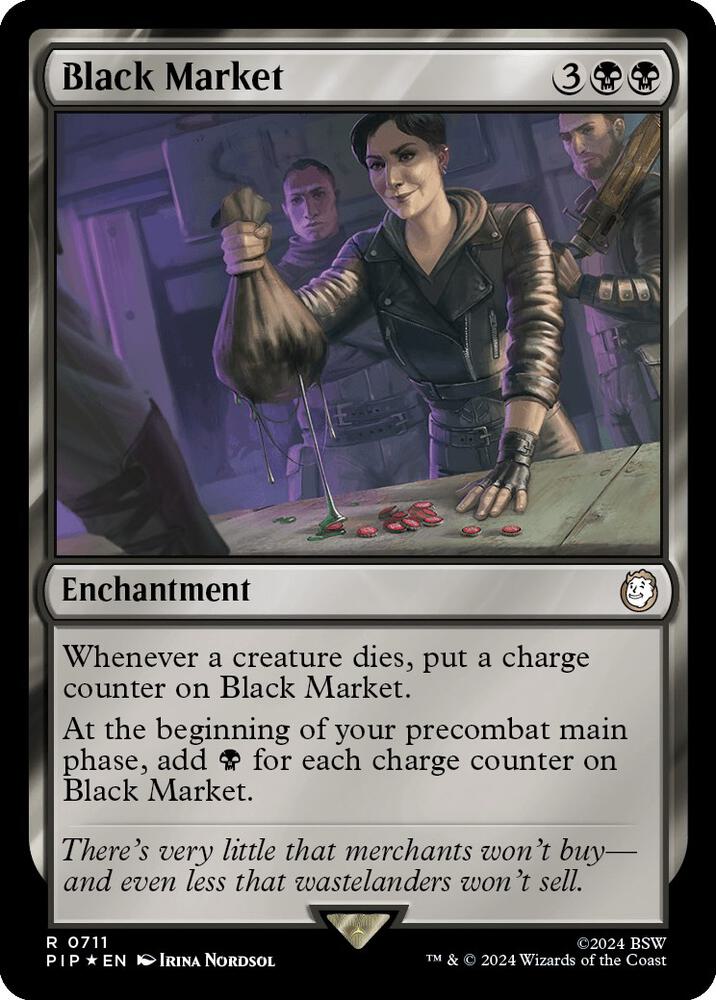 Black Market Surge Foil 711 (Universes Beyond: Fallout)  - Foil | Good Games Adelaide SA