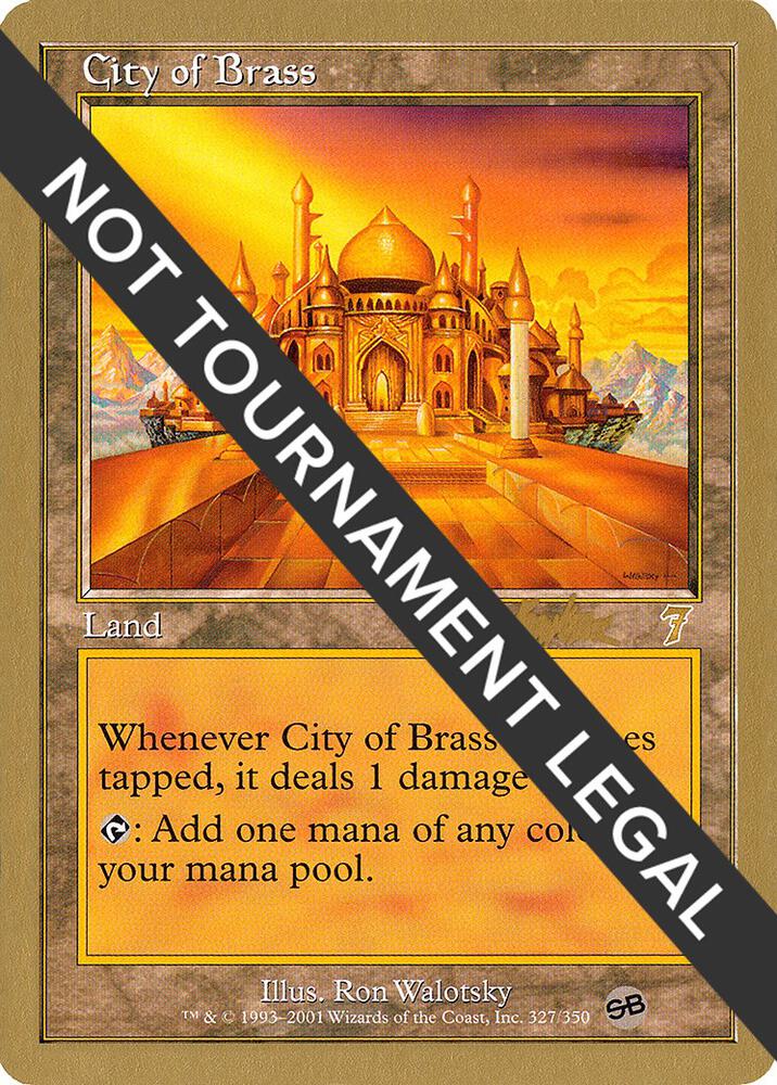 City of Brass 2002 Brian Kibler 7ED SB bk327sb/153 (World Championship Decks)  | Good Games Adelaide SA