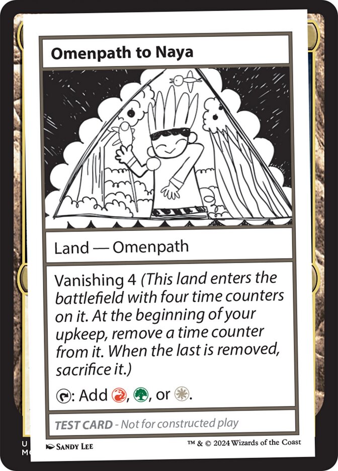 Omenpath to Naya  (Mystery Booster 2 Playtest Cards)  | Good Games Adelaide SA