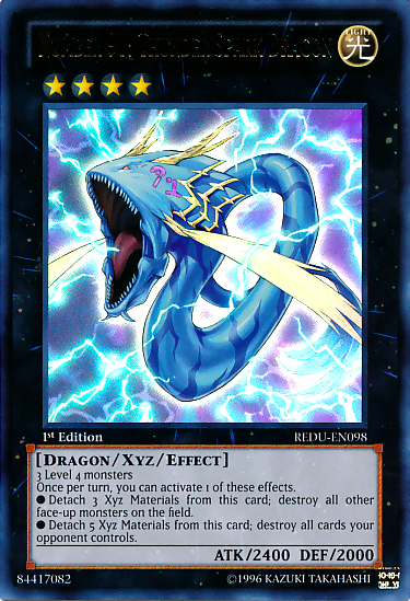 Number 91: Thunder Spark Dragon [REDU-EN098] Ultra Rare | Good Games Adelaide SA