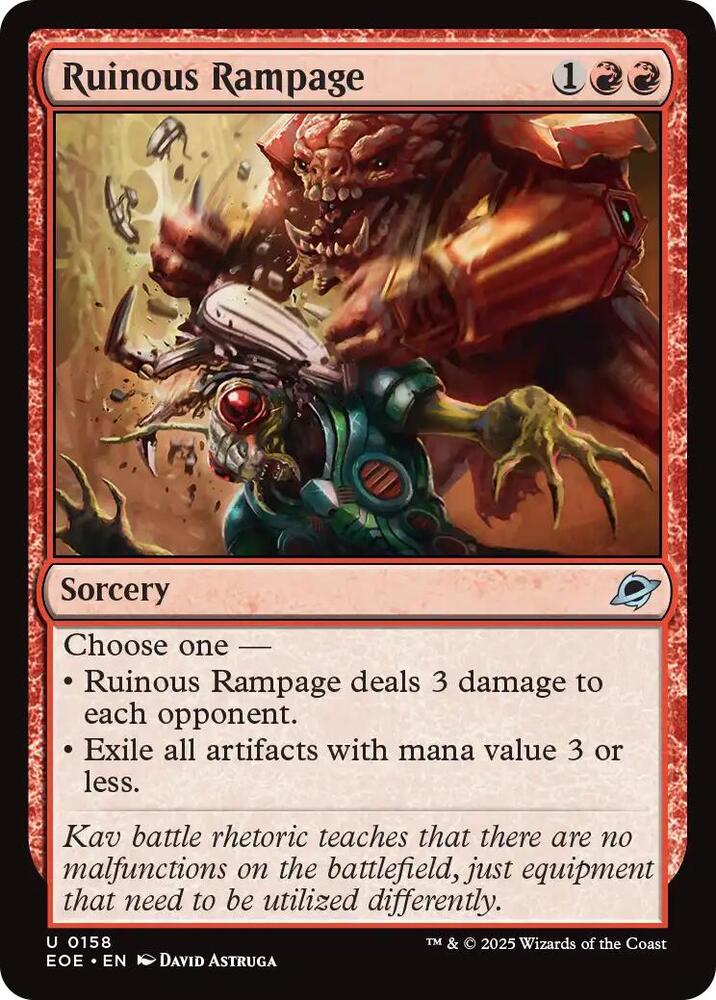 Ruinous Rampage 158 (Edge of Eternities)  | Good Games Adelaide SA