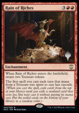 Rain of Riches (Promo Pack) [Streets of New Capenna Commander Promos] | Good Games Adelaide SA