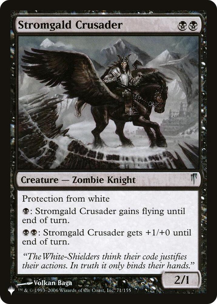 Stromgald Crusader 71/155 (The List Reprints)  | Good Games Adelaide SA