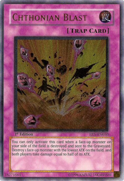 Chthonian Blast [EEN-EN050] Ultimate Rare | Good Games Adelaide SA