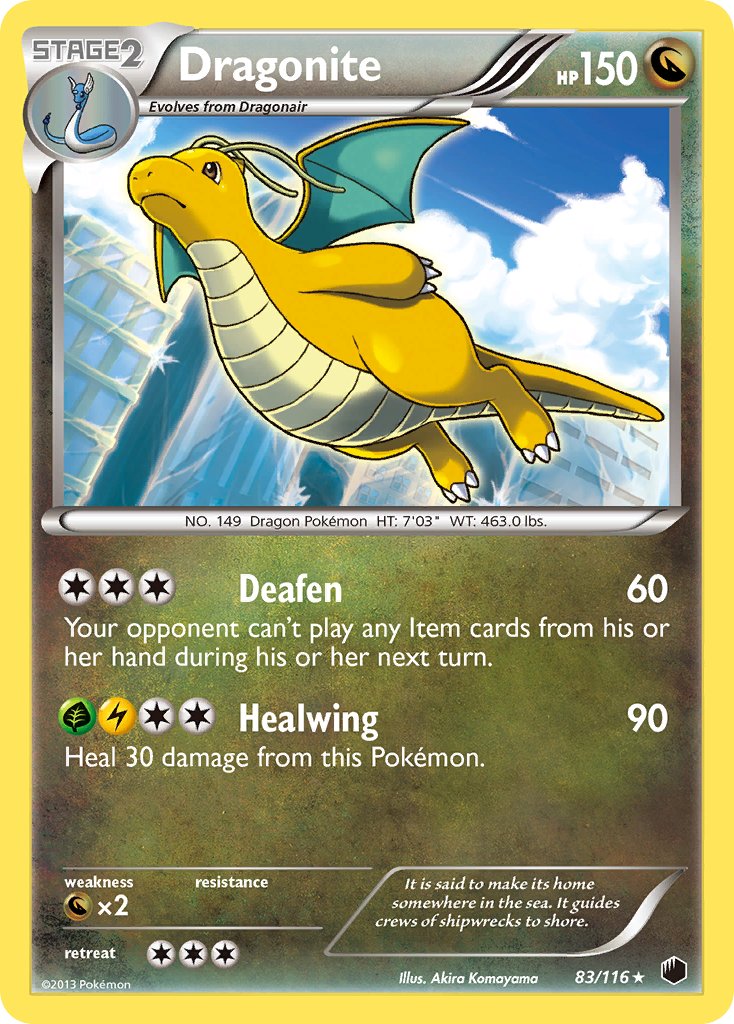 Dragonite (83/116) (Cosmos Holo) (Blister Exclusive) [Black & White: Plasma Freeze] | Good Games Adelaide SA