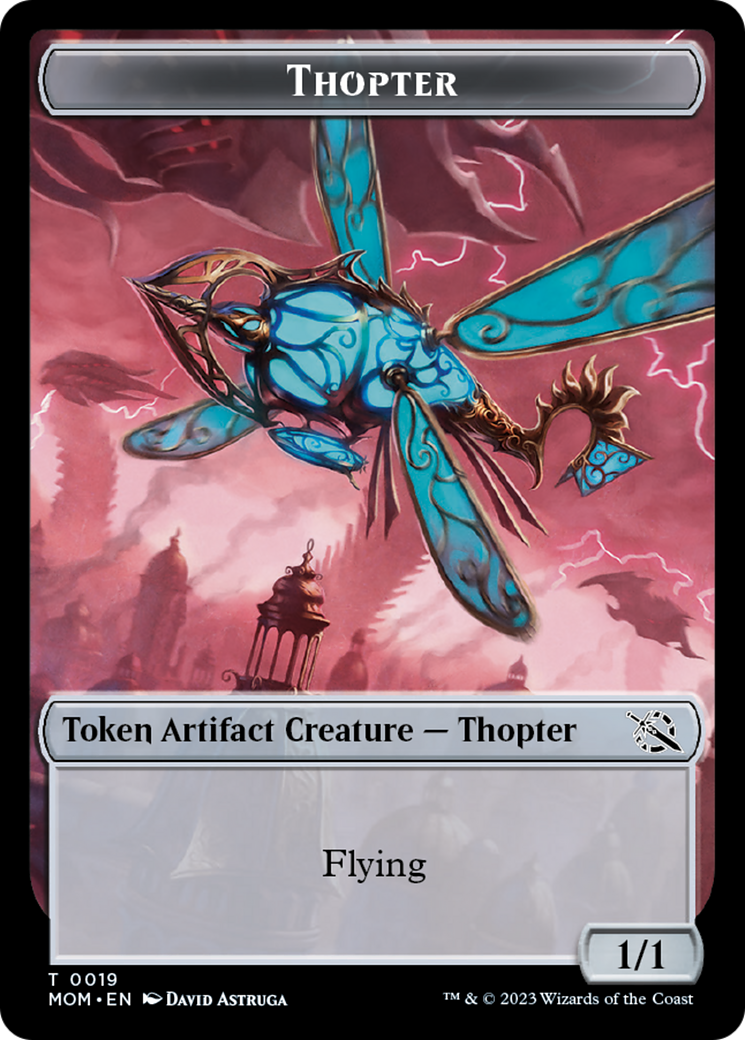 Treasure (21) // Thopter Double-Sided Token [March of the Machine Tokens] | Good Games Adelaide SA