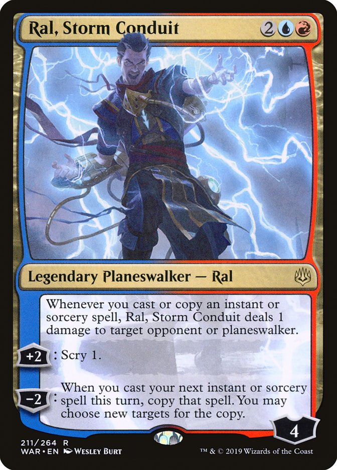 Ral, Storm Conduit 211 (War of the Spark)  - Foil | Good Games Adelaide SA