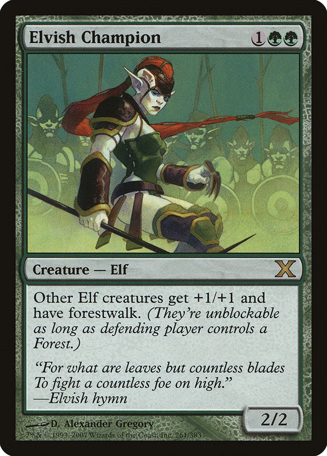 Elvish Champion 261 (10th Edition)  | Good Games Adelaide SA