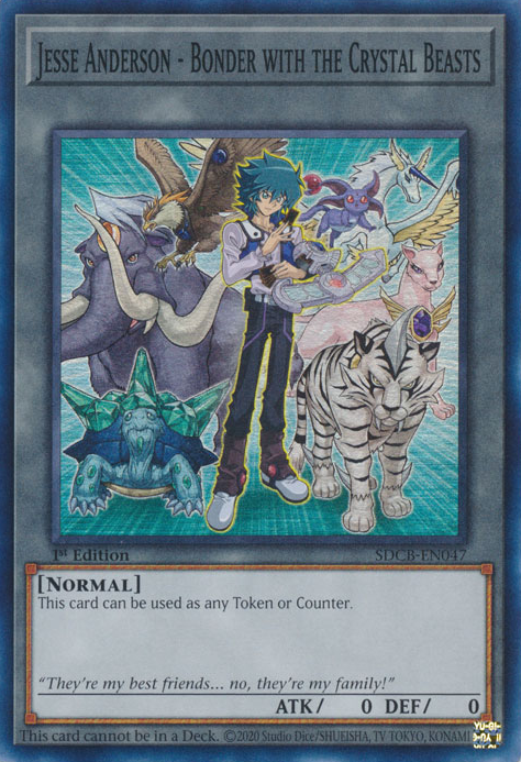 Jesse Anderson - Bonder with the Crystal Beasts [SDCB-EN047] Super Rare | Good Games Adelaide SA