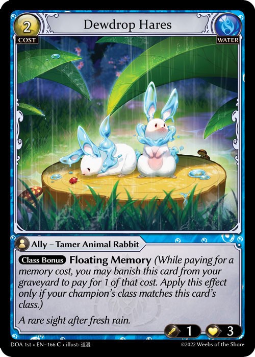 Dewdrop Hares (166) [Dawn of Ashes: 1st Edition] | Good Games Adelaide SA