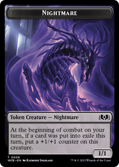 Nightmare // Food (0013) Double-Sided Token [Wilds of Eldraine Tokens] | Good Games Adelaide SA