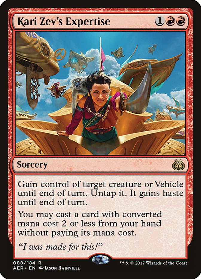 Kari Zev's Expertise 88 (Aether Revolt)  - Foil | Good Games Adelaide SA