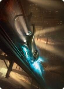 Run Out of Town Art Card 13 (Art Series: Streets of New Capenna)  | Good Games Adelaide SA