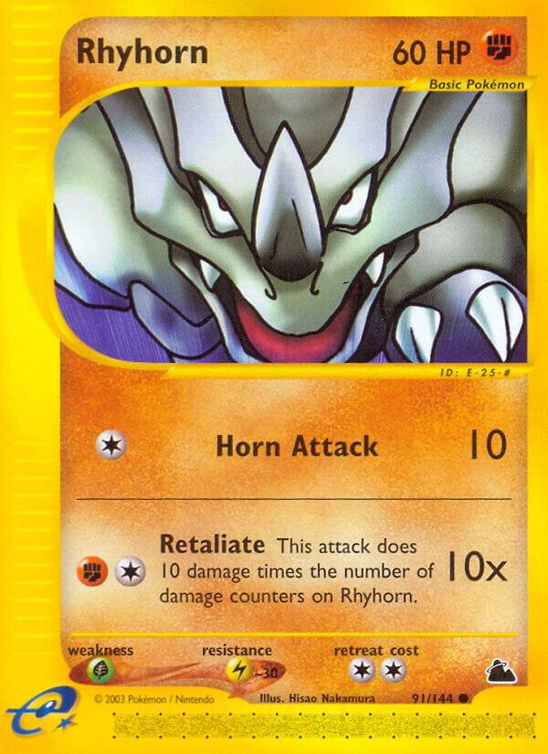 Rhyhorn 091/144 (Skyridge)  | Good Games Adelaide SA