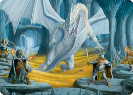 Cave of the Frost Dragon Art Card [Dungeons & Dragons: Adventures in the Forgotten Realms Art Series] | Good Games Adelaide SA