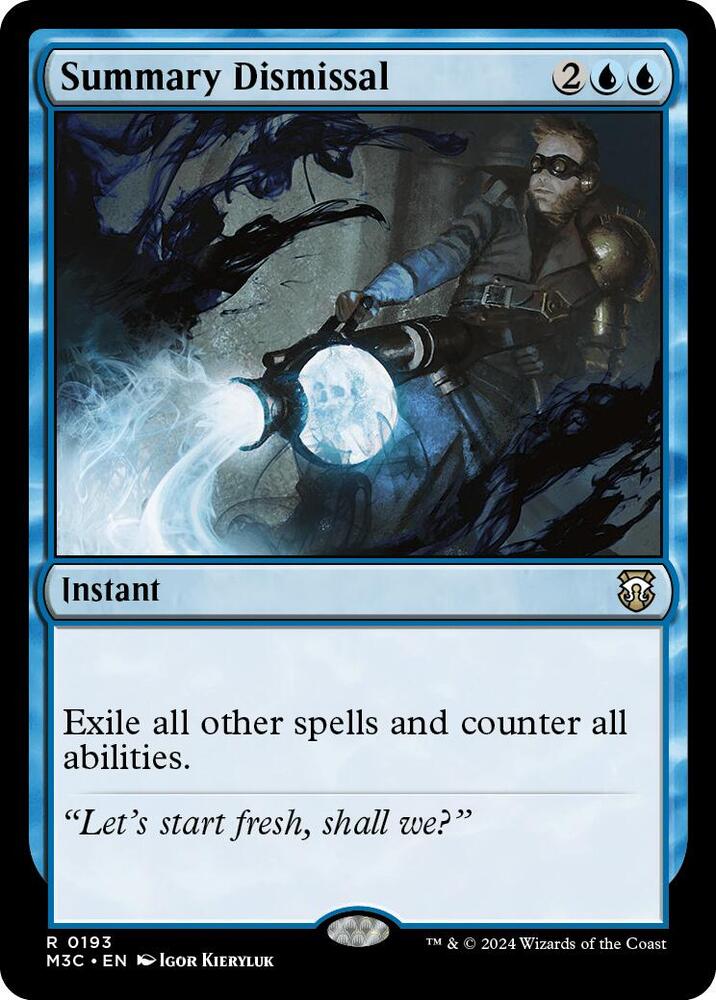 Summary Dismissal 193/411 (Commander: Modern Horizons 3)  - Ripple Foil | Good Games Adelaide SA