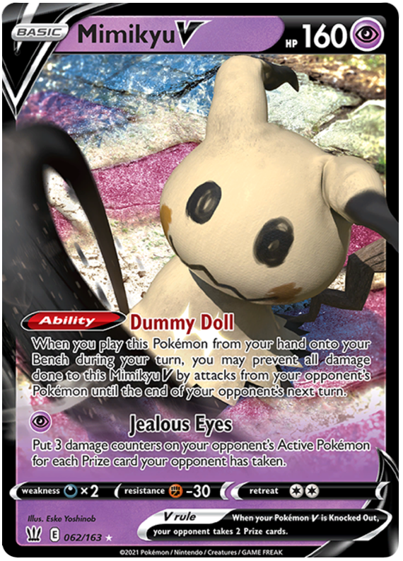 Mimikyu V (062/163) [Sword & Shield: Battle Styles] | Good Games Adelaide SA
