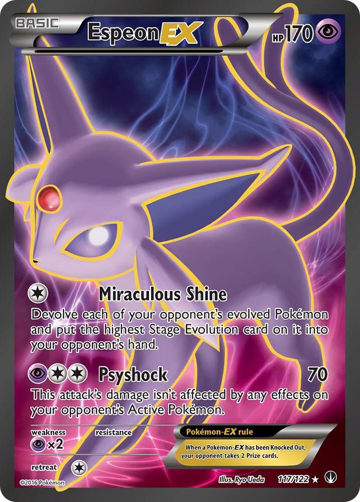 Espeon EX Full Art 117/122 (XY - BREAKpoint)  - Holofoil | Good Games Adelaide SA