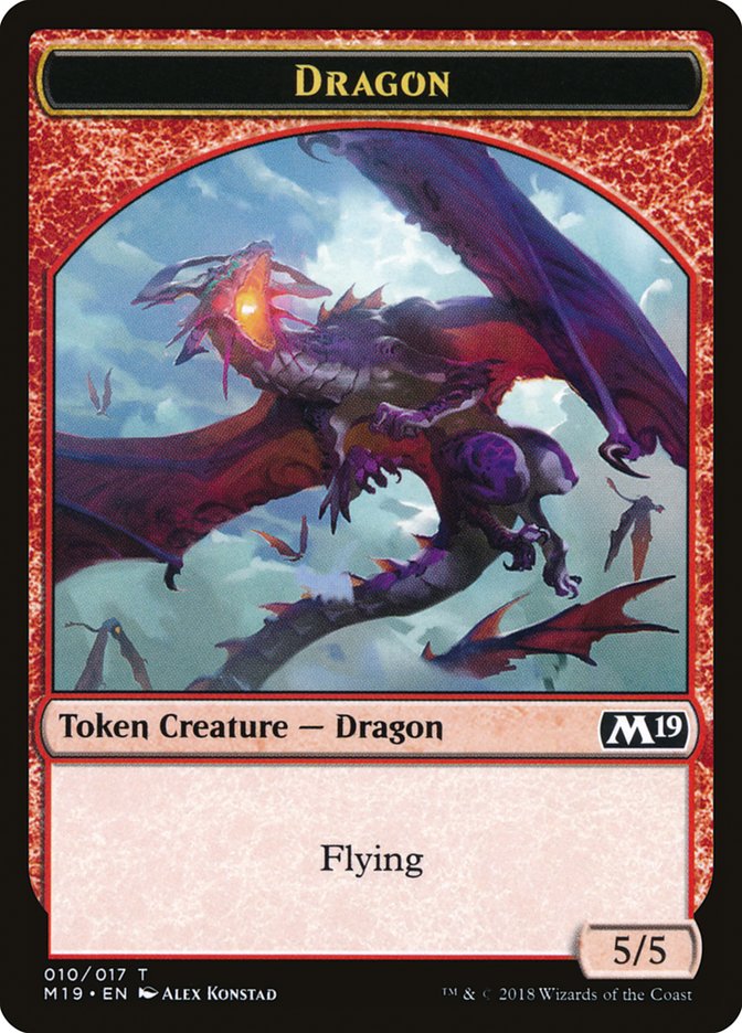 Dragon (010/017) [Core Set 2019 Tokens] | Good Games Adelaide SA