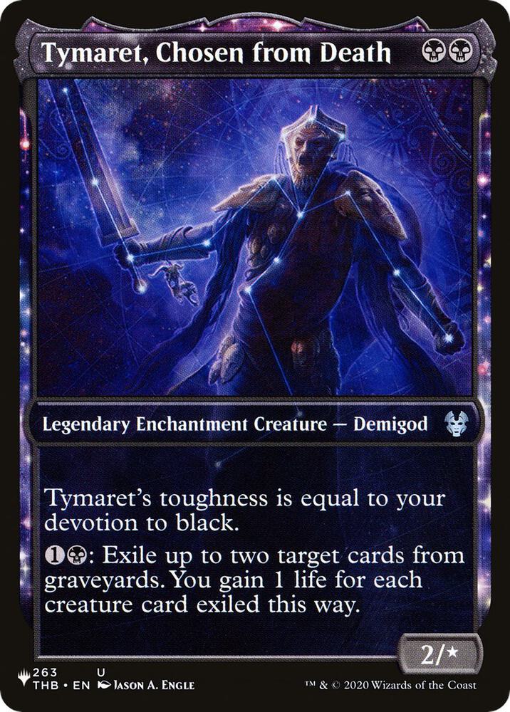 Tymaret Chosen from Death Showcase 263/254 (The List Reprints)  | Good Games Adelaide SA