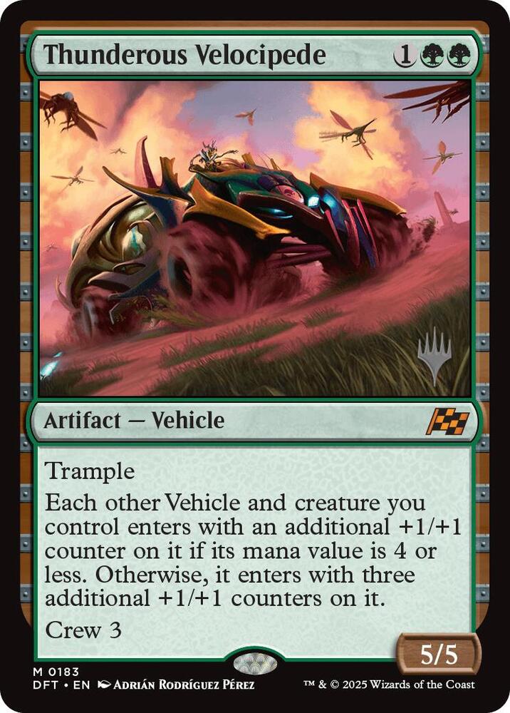 Thunderous Velocipede 183 (Promo Pack: Aetherdrift)  - Foil | Good Games Adelaide SA
