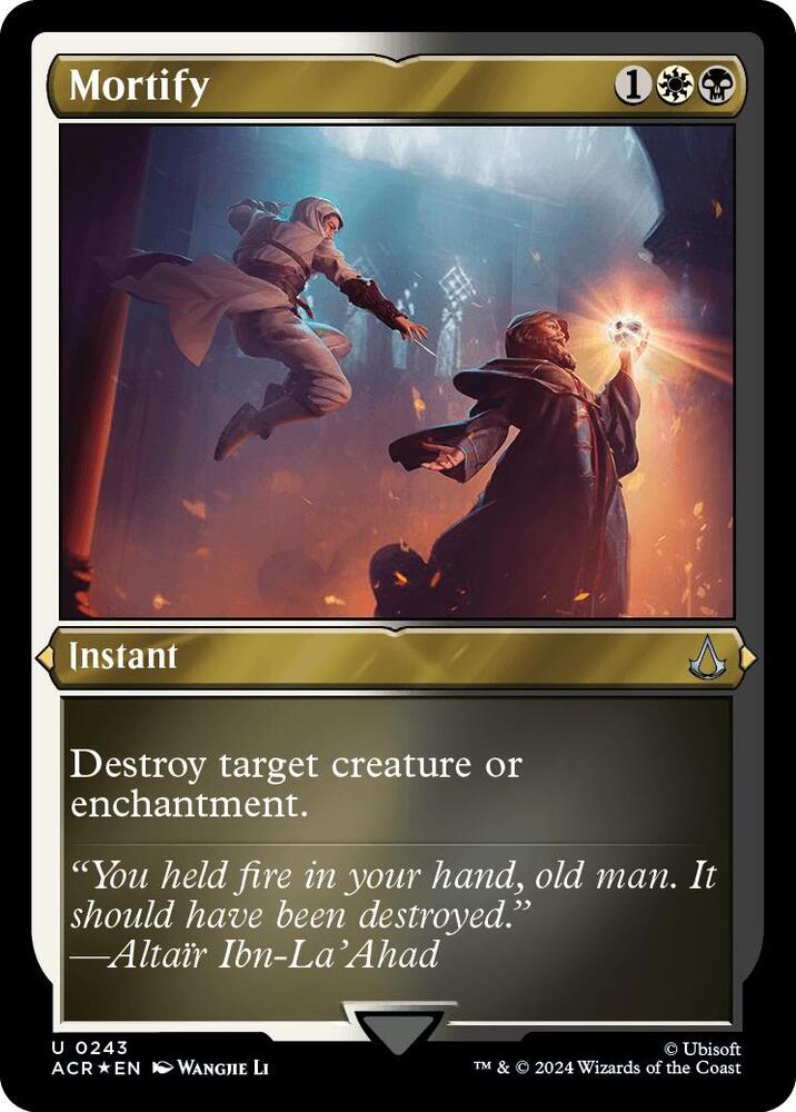 Mortify 243 (Universes Beyond: Assassin's Creed)  - Foil | Good Games Adelaide SA