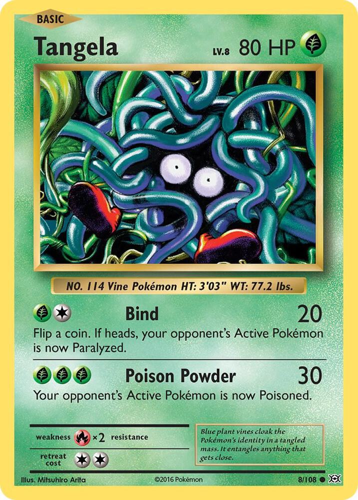 Tangela 8/108 (XY - Evolutions)  | Good Games Adelaide SA