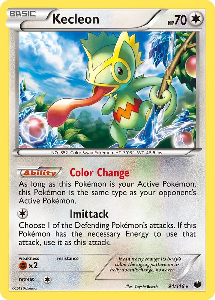 Kecleon 94/116 (Plasma Freeze)  | Good Games Adelaide SA