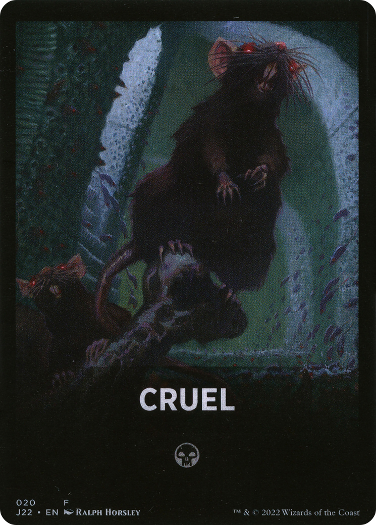Cruel Theme Card [Jumpstart 2022 Front Cards] | Good Games Adelaide SA