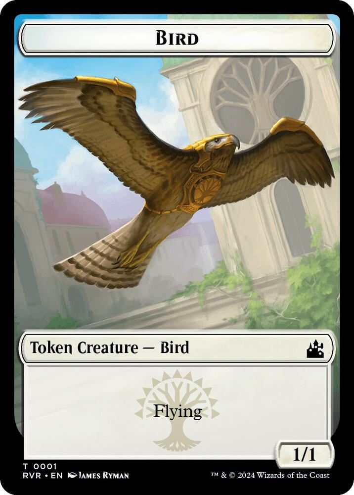 Bird Emblem Domri Rade Double Sided Token 1 // 20 (Ravnica Remastered)  - Foil | Good Games Adelaide SA