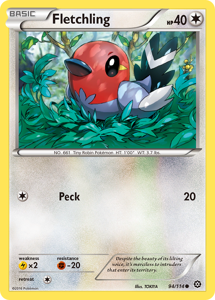 Fletchling (94/114) [XY: Steam Siege] | Good Games Adelaide SA