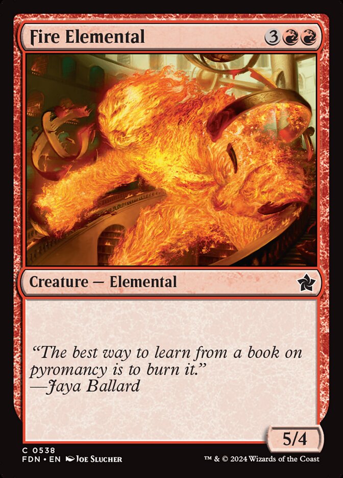 Fire Elemental 538 (Foundations)  | Good Games Adelaide SA