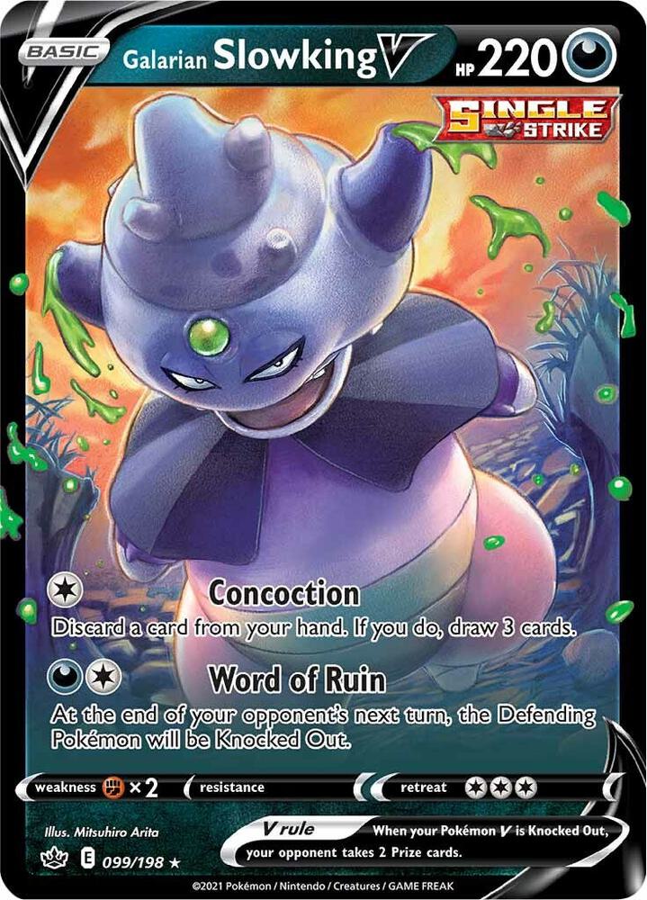 Galarian Slowking V 099/198 (SWSH06: Chilling Reign)  - Holofoil | Good Games Adelaide SA