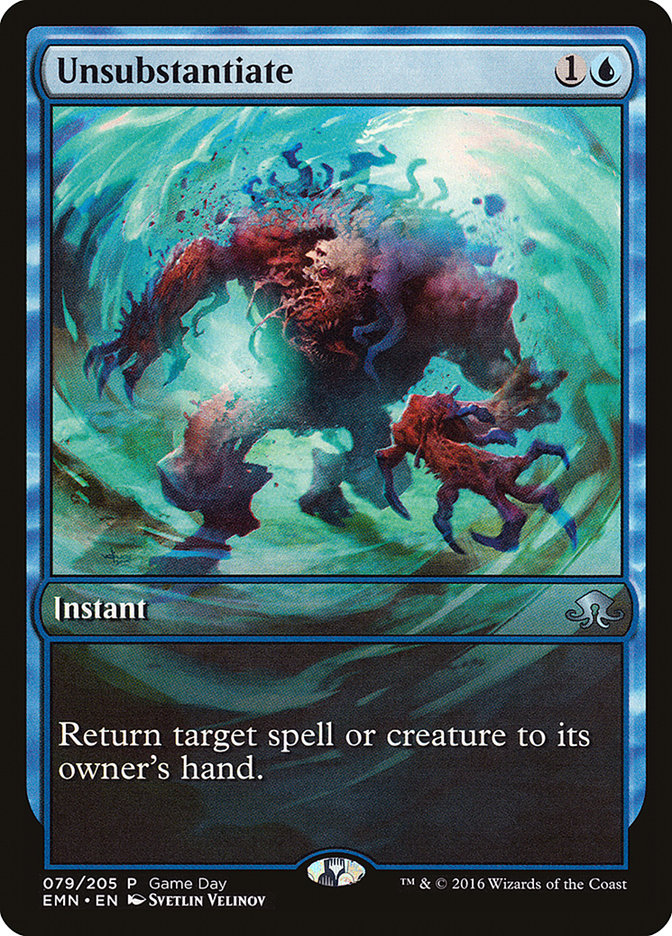 Unsubstantiate [Eldritch Moon Promos] | Good Games Adelaide SA